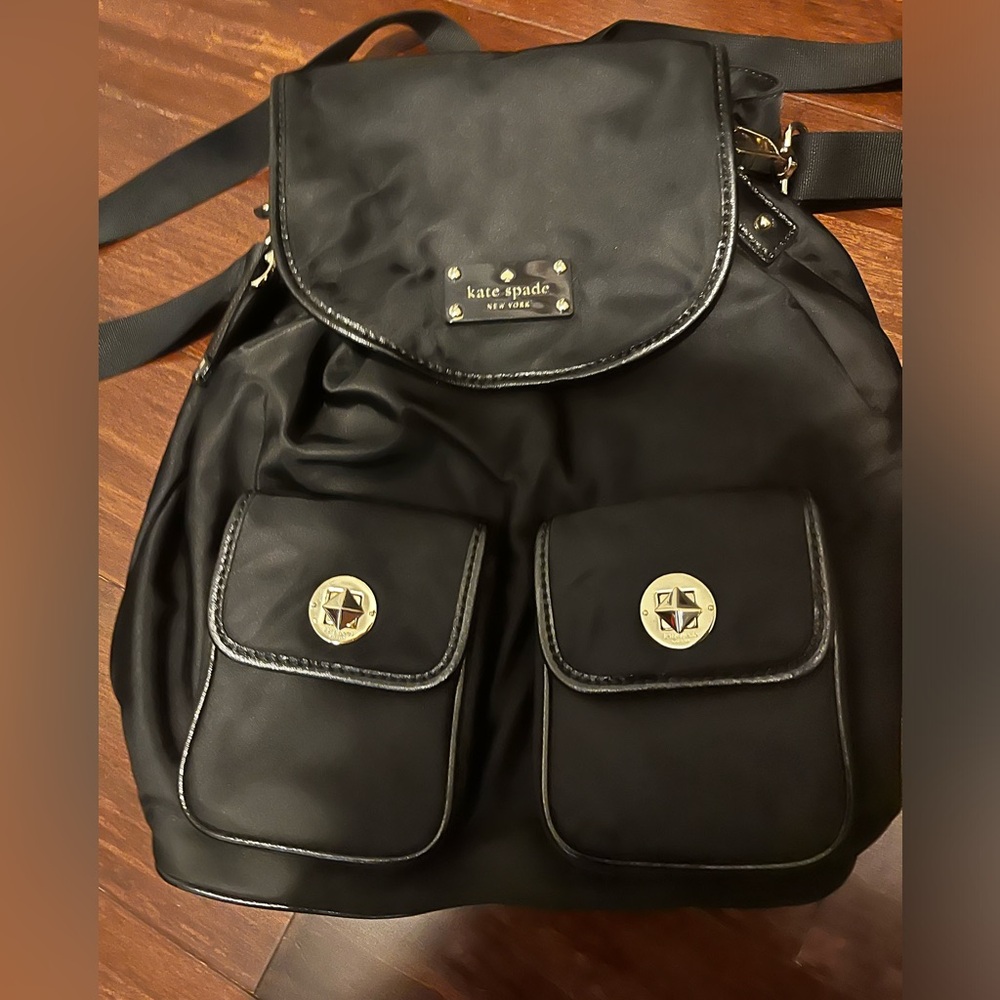 Kate Spade Black Backpack